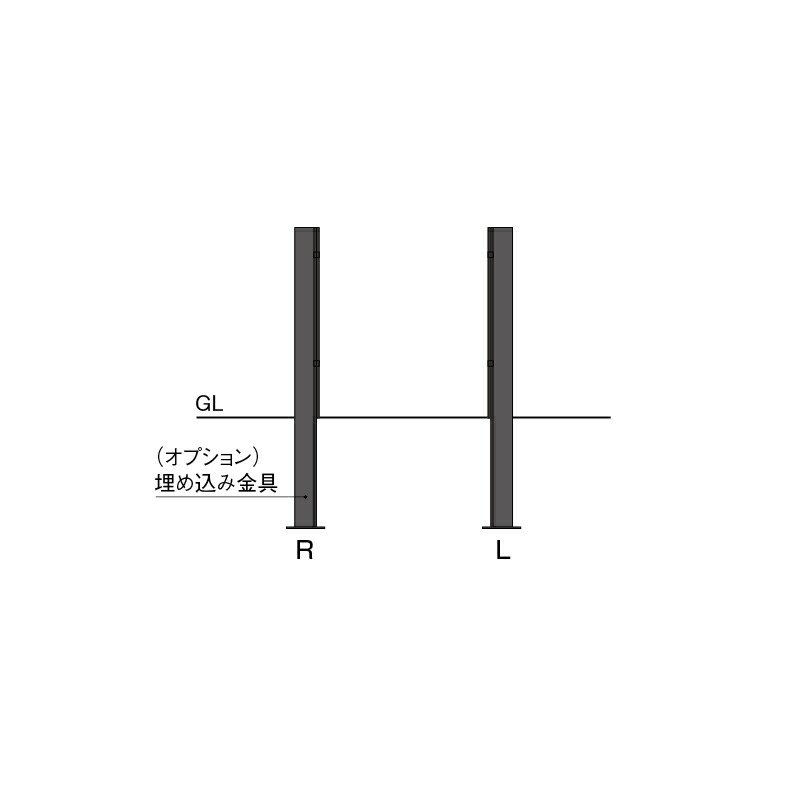 「アイアン水栓柱 ※蛇口別売り」