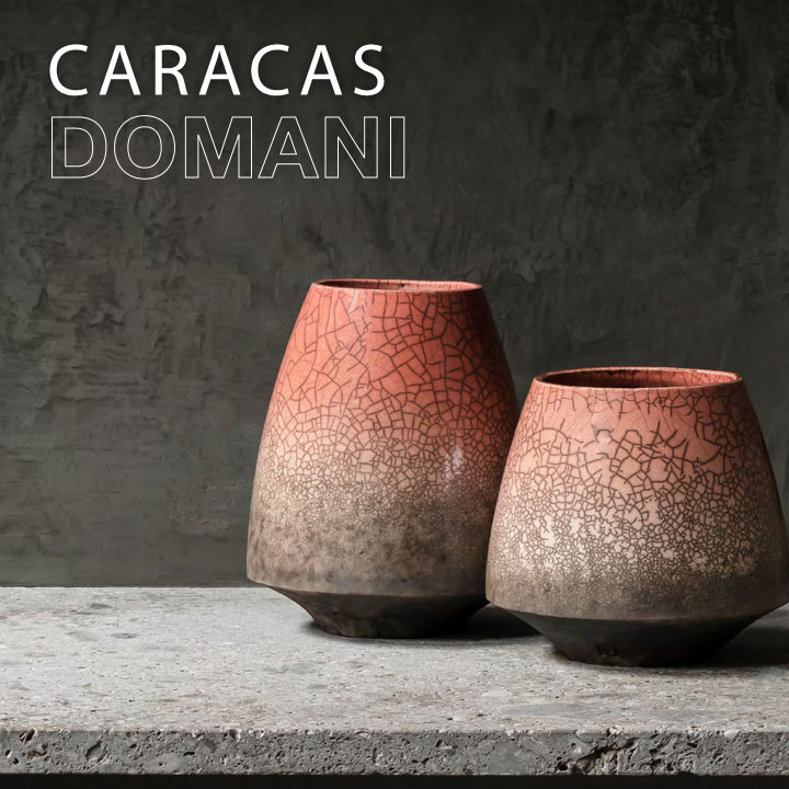 ドマーニ（DOMANI） カラカスベース28（CARACAS Vase28）直径21cm 高さ28cm 7合鉢相当」 ｜ JUICY FURNITURE